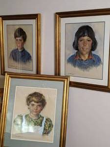 lot 37 image: Framed Portraits