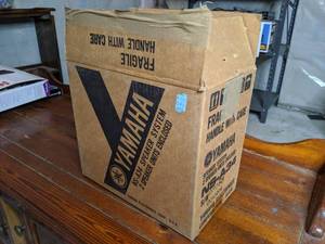 lot 396 image: Vintage NIB  yamaha  NS- A34 Speakery system
