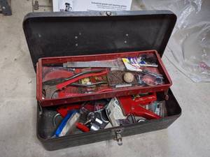 lot 508 image: Tool Box and Misc Tools