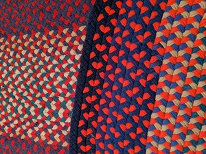 lot 271 image: Handmade Braided Rugs