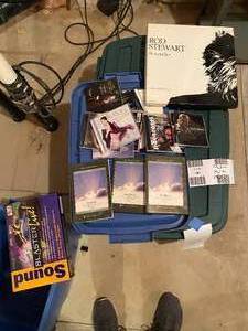 lot 355 image: Tote full of Old school CDs And cassettes