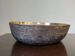 lot 328 image: Thai Brass bowl