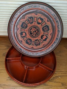 lot 226 image: Hand Painted Lahpet Box
