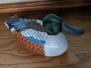 lot 213 image: Northern Shoveler Decoy
