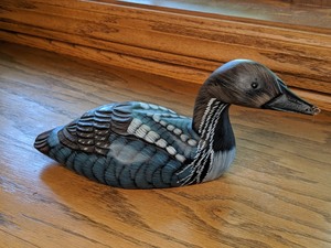 lot 214 image: Black Throated Diver Decoy