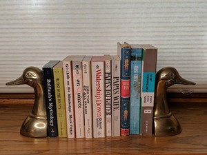 lot 215 image: 1950s American Duck Bookends