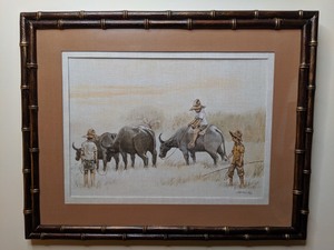 lot 225 image: Filipino Framed Art