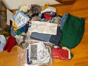 lot 121 image: Knitting, quiltying, and embroidery megalot