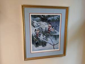 lot 118 image: Framed bird illustration by Marc R. Hanson