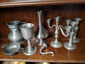 lot 125 image: All Pewter Everything