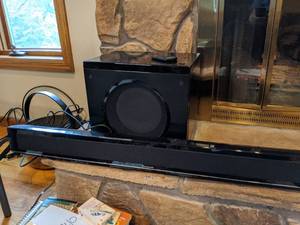 lot 166 image: Panasonic SC-HTB500 Sound Bar Home Theater System