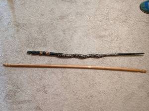 lot 181 image: Carved Cane and Walking Stick