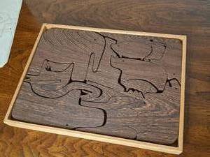 lot 184 image: Danese Milano 16 Animal Puzzle by Enzo Mari