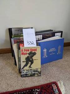 lot 332 image: Lot of Military themed books