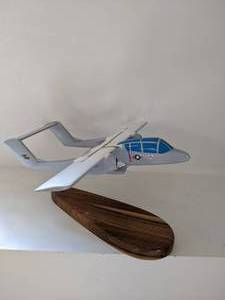 lot 550 image: Scale desk model of a North American Rockwell OV-10.