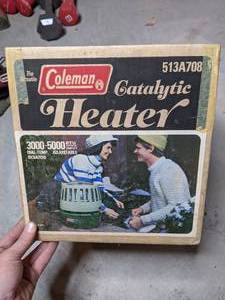 lot 526 image: UN OPENED Vintage Coleman  Catalytic Heater