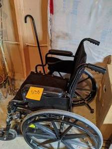 lot 538 image: Wide Wheel Chair