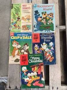 1950s, 60s Dell & Disney Comic Books