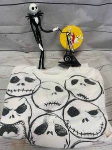 Nightmare Before Christmas 2 Figurines & Shirt