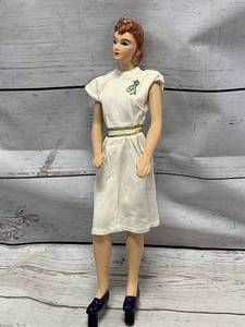 Antique Wood Doll 12 Tall