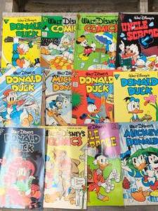 Lot of 12 Vintage Gladstone Disney Comic Books