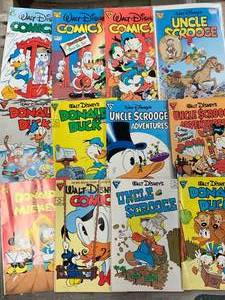 Lot of 12 Vintage Gladstone Disney Comic Books