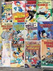 Lot of 12 Vintage Gladstone Disney Comic Books