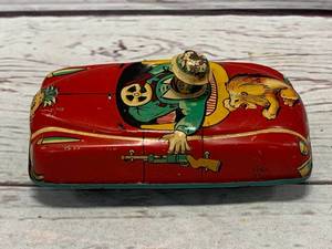 Antique Japanese 1950s Tin Car 3 34 Long