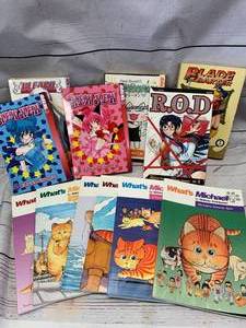 Large Lot of Whats Michael & Manga Comics