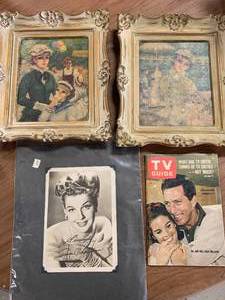 Vintage Artwork, Photo & TV Guide