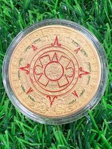 Unique Aztec Calendar Coin