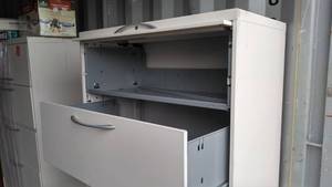 Large metal filing cabinet