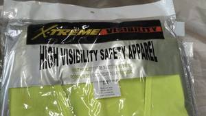 Hi- VIS zipfront vests and proflex back supports ( NEW )