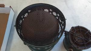 Coleman kerosene heater and kerosene cook stove