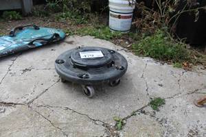 lot 479 image: Round Garbage Can Dolly