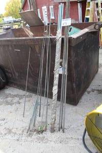lot 475 image: Lot of (21) Threaded Metal Bolting Rods