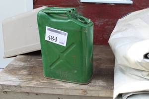 lot 484 image: Military Metal Gas Can