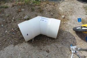 lot 458 image: PVC Elbow Connector 12 45-degree