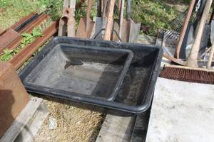 lot 445 image: Lot of (2) Cement Mixing Pans