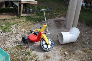 lot 451 image: Childrens Big Wheel, 3-Wheel Scooter