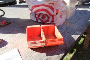 lot 567 image: Lot of (9) Plastic Organizer Storage Trays