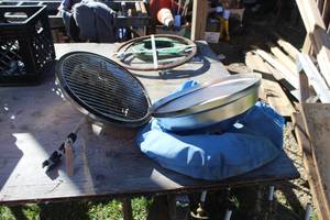 lot 568 image: Marine Grill with Boat Mount, Cover - For Boat Use