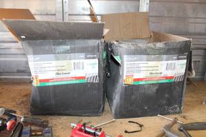 lot 579 image: Lot of (2 Boxes) FiberCement 2-14 x 0.92 Hot Dipped Galvanized Smooth Shank Fiber Cement Siding Coil Nails