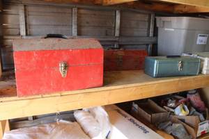 lot 582 image: Lot of (3) Metal Toolboxes