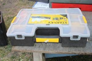 lot 659 image: Stanley Sort Master Parts Organizer Case, Nail Assortment