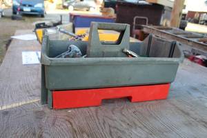 lot 661 image: Tool Caddy, Files, Pliers, Drivers, and more
