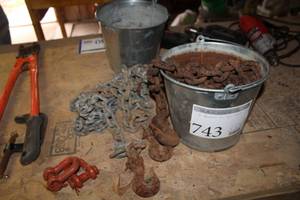 lot 743 image: Tow Chains, Hooks