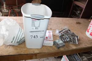 lot 745 image: Electrical Boxes, Face Plates, Receptacles