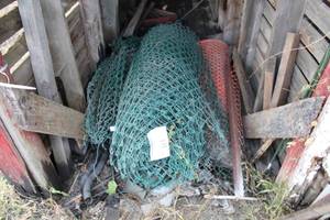 lot 740 image: Chainlink Fencing, Plastic Fencing