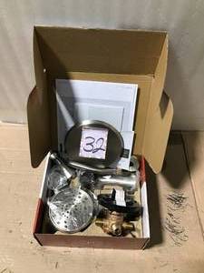 lot 32 image: Ladera Single-Handle 3-Spray Tub and Shower Faucet in Spot Defense Brushed Nickel (Valve Included) in good condition